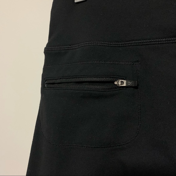 Lululemon Still Pant Black Wide Flared Leg Size 8 - Picture 7 of 10